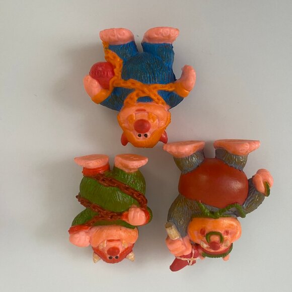 Vintage Lot 6 My Pet Monster Man PVC Figures 1986 Soma - Picture 6 of 10